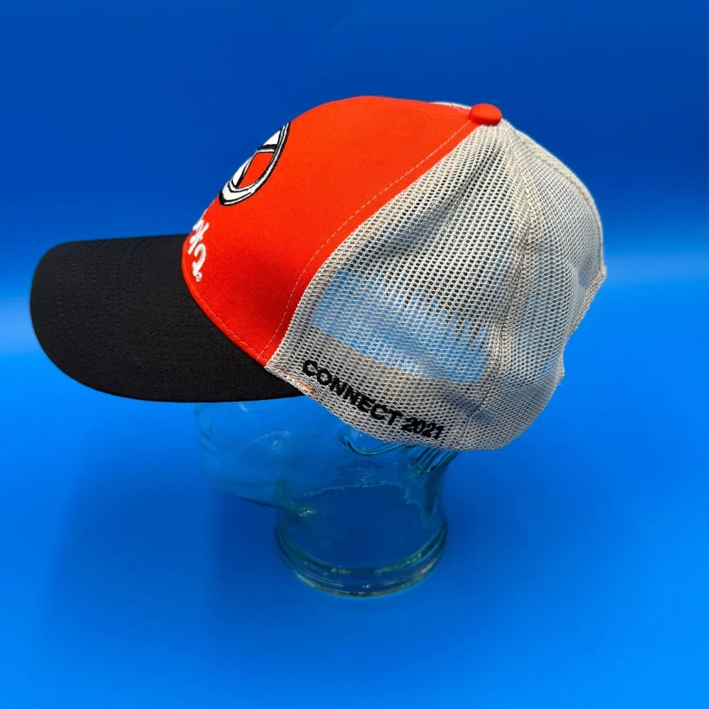 Kubota Orange Black Mesh Trucker Hat Connect 2021 K Products Headwear‎